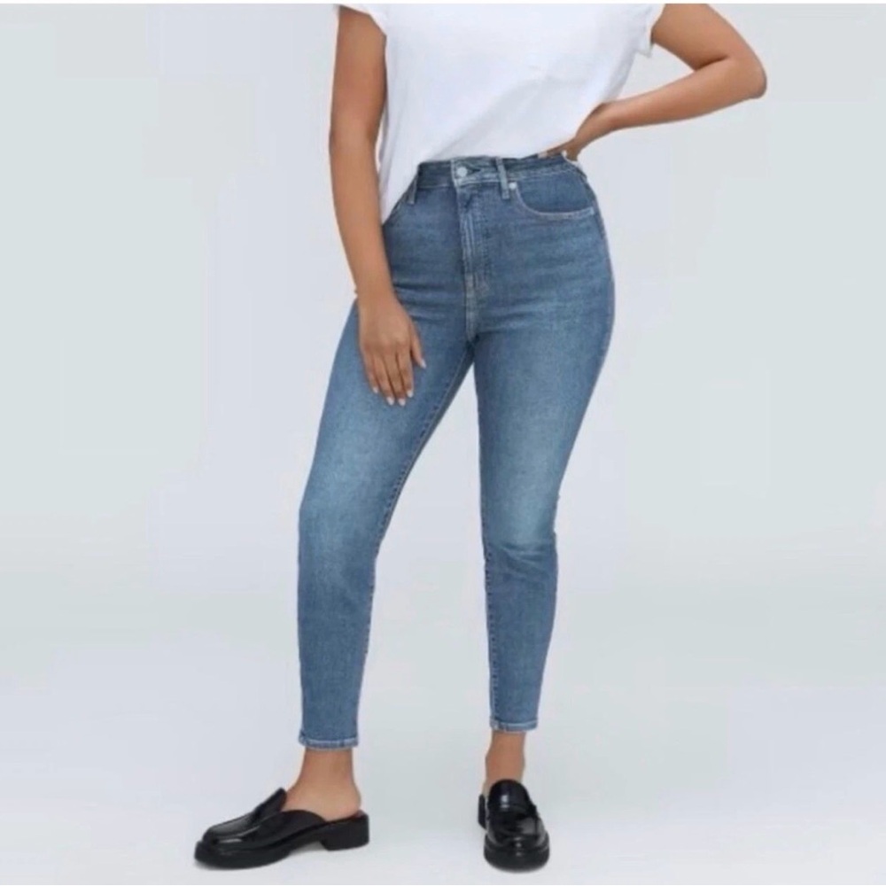 Everlane jeans the curvy way High rise skinny organic cotton Women's Jeans sz27